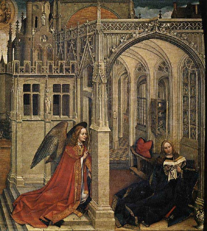 Robert Campin Annunciation oil painting picture